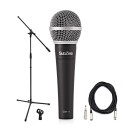 SubZero SZM-11 Dynamic Vocal Microphone, Boom Stand Pack