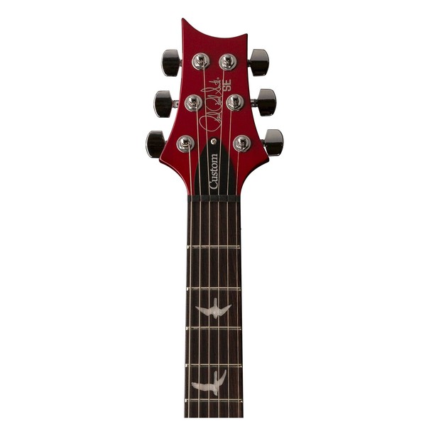 DISC PRS SE Custom 24 Electric Guitar, Scarlet Red (2017) at