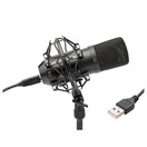 Tie Studio USB Large Diaphragm Condenser Mic, Black