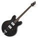 SubZero Detroit Semi Acoustic Bass, Black