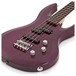 SubZero Atlanta Bass Guitar, Trans Purple