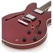 SubZero Detroit Semi Acoustic Guitar, Red Wine