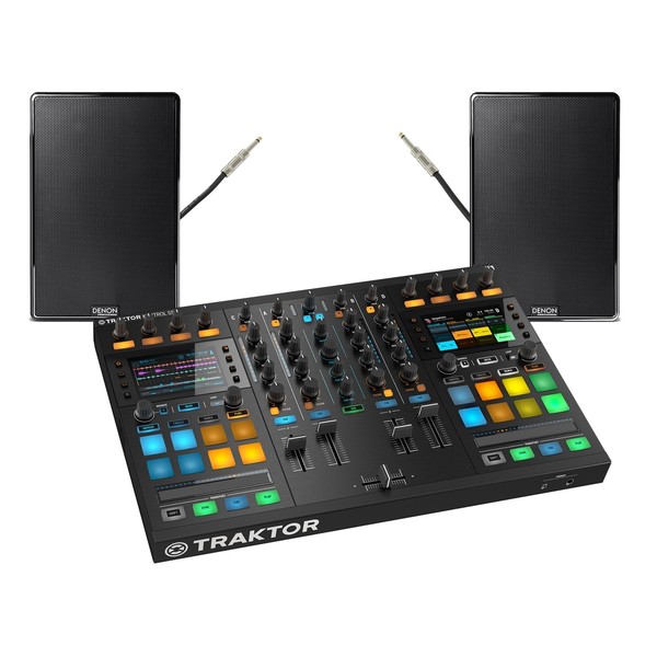 Native Instruments Traktor Kontrol S5 with Denon DN-308 Monitors - Bundle
