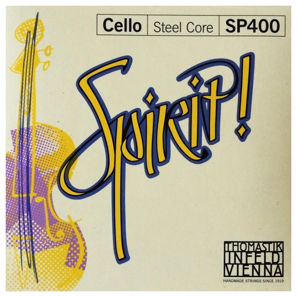 Thomastik Spirit Cello String Set, 4/4 Size