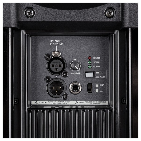 RCF Audio EVOX 12 Active Two Way Array, Subwoofer Rear Closeup