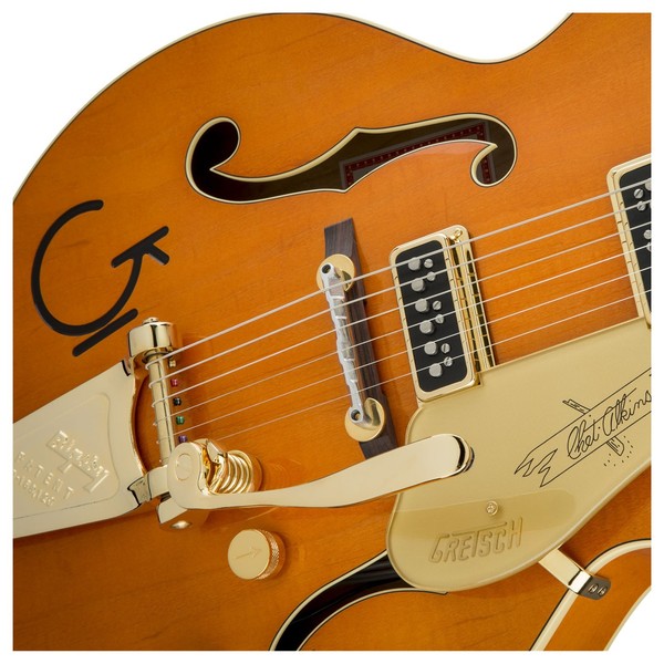 Gretsch G6120T-55GE Chet Atkins with Bigsby, Orange Stain Lacquer