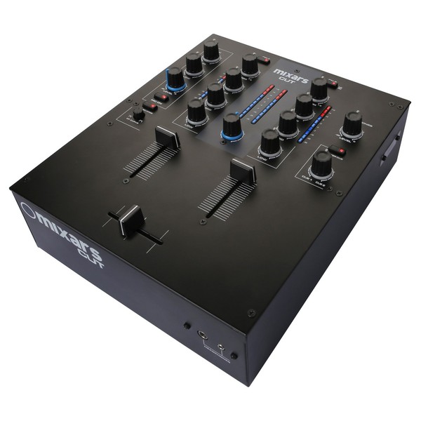 Mixars CUT 2-Channel Scratch Mixer - Angled