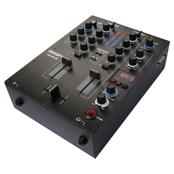 Mixars MXR2 2 Channel DJ Mixer - Angled