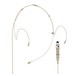 SubZero Headset-Mikrofon, kompatibel mit AKG-Funksystemen, beige