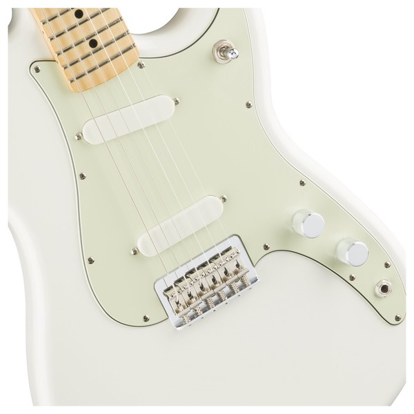 DISC Fender Duo-Sonic MN, Arctic White at Gear4music