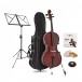 Primavera 100 Cello Outfit, 4/4 With Accessory Pack