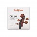 Cello String Set by Gear4music, 1/2 Size