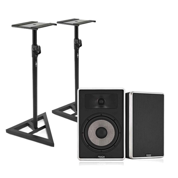 Denon DN-306S Studio Monitors with Free Stands, Pair