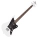 Badger Classic Bass Guitar and Case, White