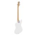 Badger Classic Bass Guitar and Case, White