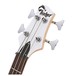 Badger Classic Bass Guitar and Case, White