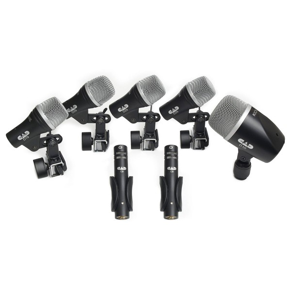 CAD Stage 7 Drum Microphone Pack - Full Contents