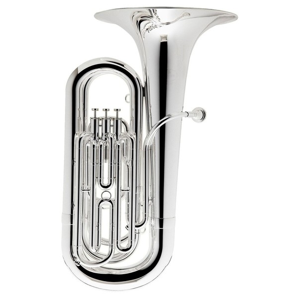 Besson BE187 Prodige Bb Tuba, Silver Plated