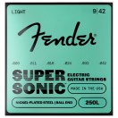 Fender SuperSonic 250L Guitar Strings, Nickel-Plated Steel, Ball End, Gauges .009-.042 (3-Pack)
