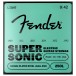 Fender 250L Electric Nickel Plated Steel Ball End 9-42, 3 Pack