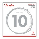 Fender 150R Electric Pure Nickel Ball End 10-46,&nbsp;pack de 3