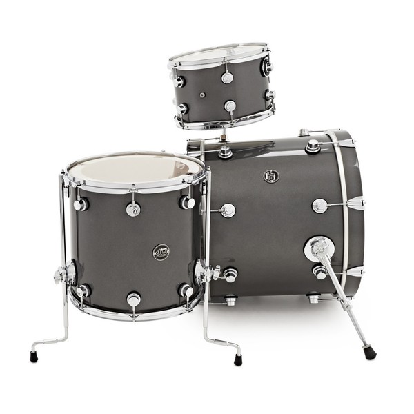 DW Drums Performance Series 24" 3 Piece Shell Pack, Gun Metal