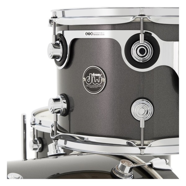 DW Drums Performance Series 24" 3 Piece Shell Pack, Gun Metal