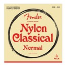 Fender 100 Classical Nylon Tie End 028-043, lot de 3