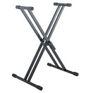 K&M 18993 Rick 20 X Frame Keyboard Stand, Black