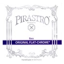 Pirastro Original Flat Chrome 3/4 Double Bass B String, Ball End
