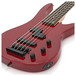 Lexington 5 String Bass Guitar by Gear4music, Trans Red