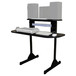 Sefour X15 Studio Pro Desk, Gloss Black - Angled