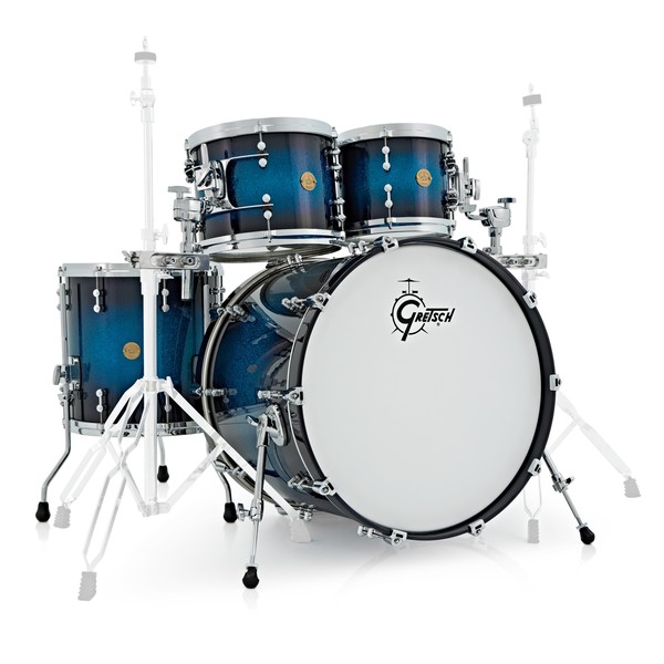 Gretsch New Classic 22" Fusion 4pc Shell Pack, Ocean Sparkle Burst