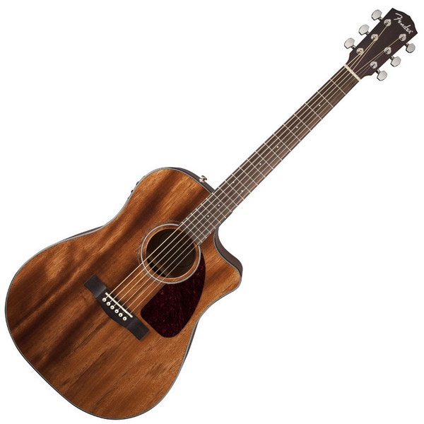 Fender CD-140SCE Electro-Acoustic Guitar, All Mahogany