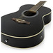 Concert Electro Acoustic Guitar by Gear4music, Black