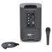 Samson XP106 Portable PA System - Rear With Mic