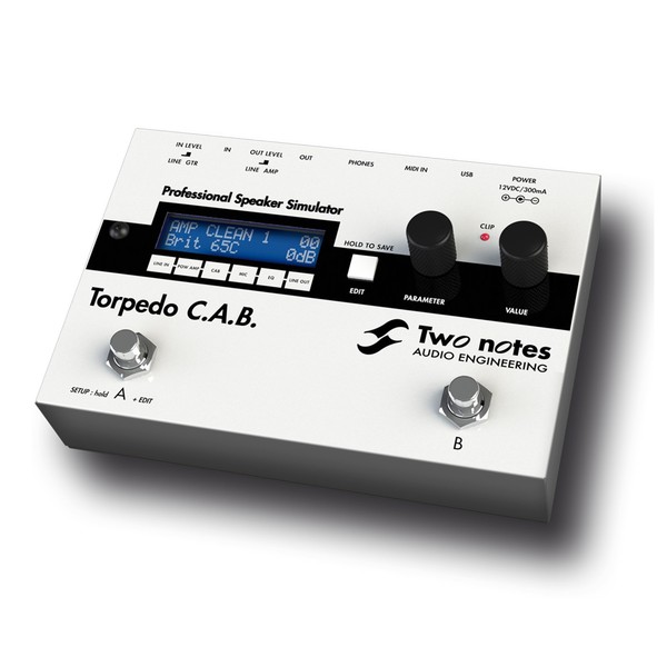 Two Notes Torpedo CAB Cabinet Simulator Pedal