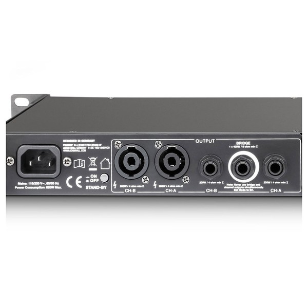 Palmer MACHT 402 19" Power Amp for Guitar