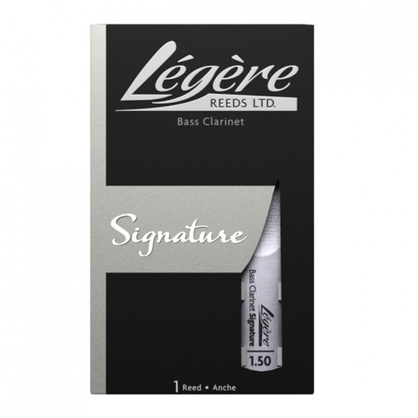 Legere Bass Clarinet Signature Synthetic Reed, 1.5