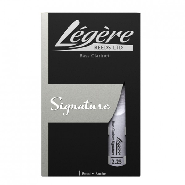 Legere Bass Clarinet Signature Synthetic Reed, 2.25