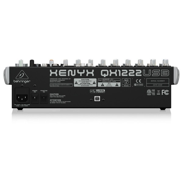 Behringer XENYX QX1222USB Small Format Analog Mixer