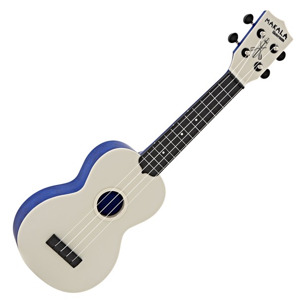 Makala Waterman MK-SWS/BL Soprano Ukulele, Swirl Blue