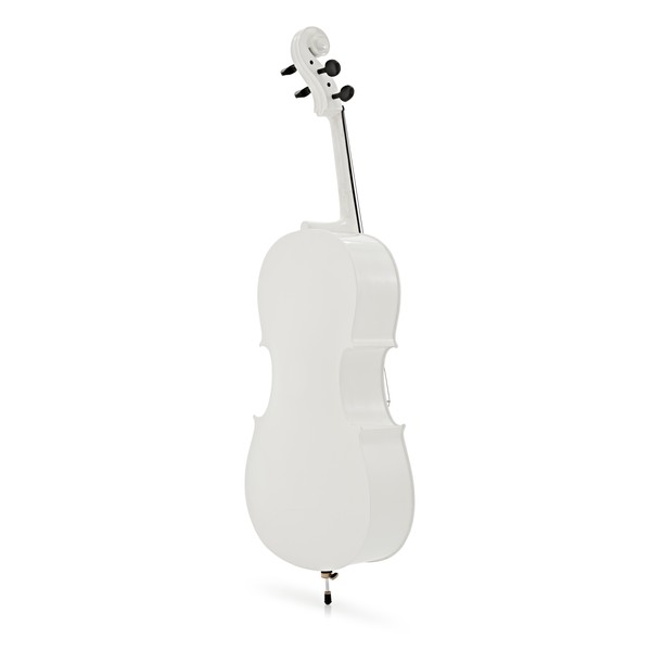 Student 44 Size Cello with Case by Gear4music, White