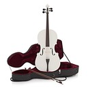 Student Full Size Cello with Case by Gear4music, White - Nearly New