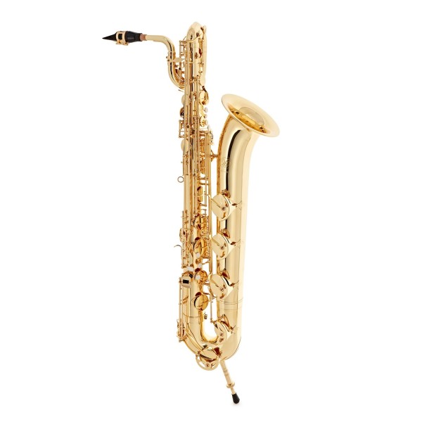 Rosedale Baritone Saxophone by Gear4music, Gold
