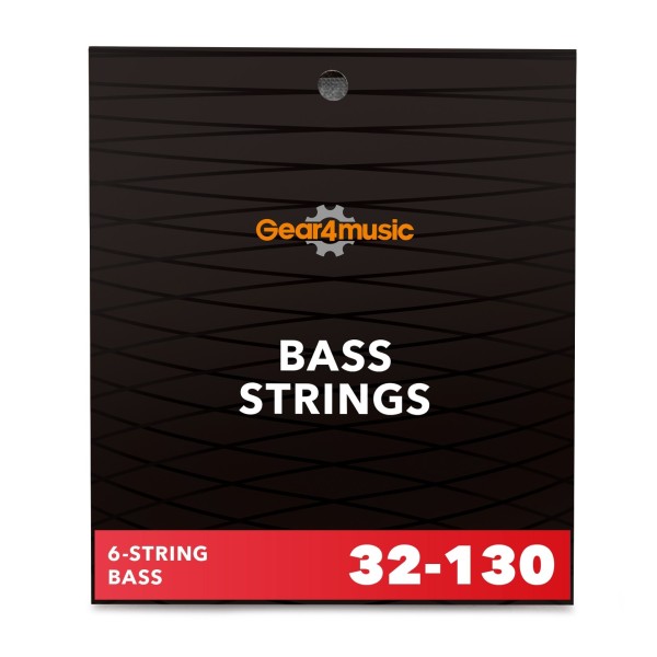 6 String Bass Guitar String Set by Gear4music