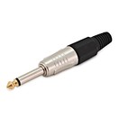 Male Mono Jack Connector, by Gear4music