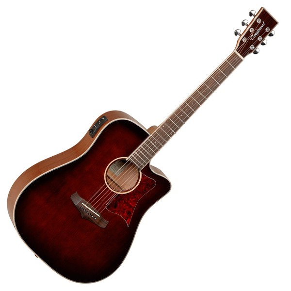 Tanglewood TW5 Dreadnought Cutaway Electro Acoustic Guitar, Burst