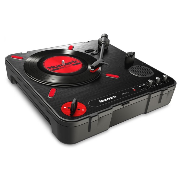 Numark PT01 Scratch Portable Turntable - Angled