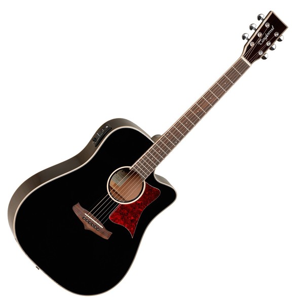 Tanglewood TW5 Dreadnought Cutaway Electro Acoustic Guitar, Black